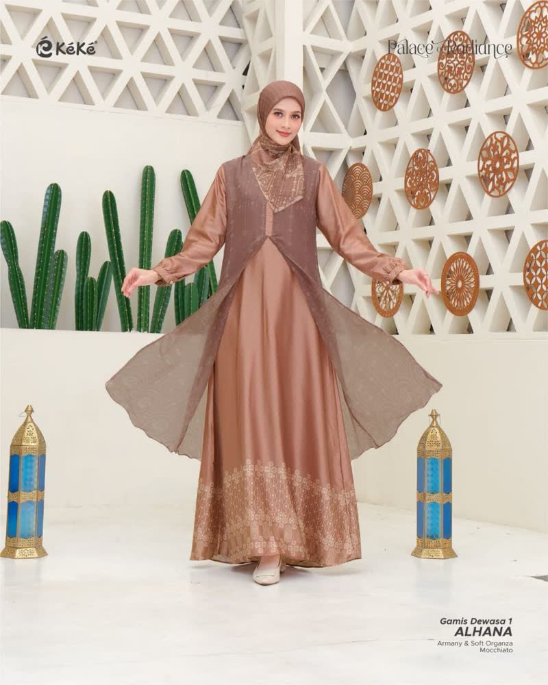 KEKE Alhana gamis wanita