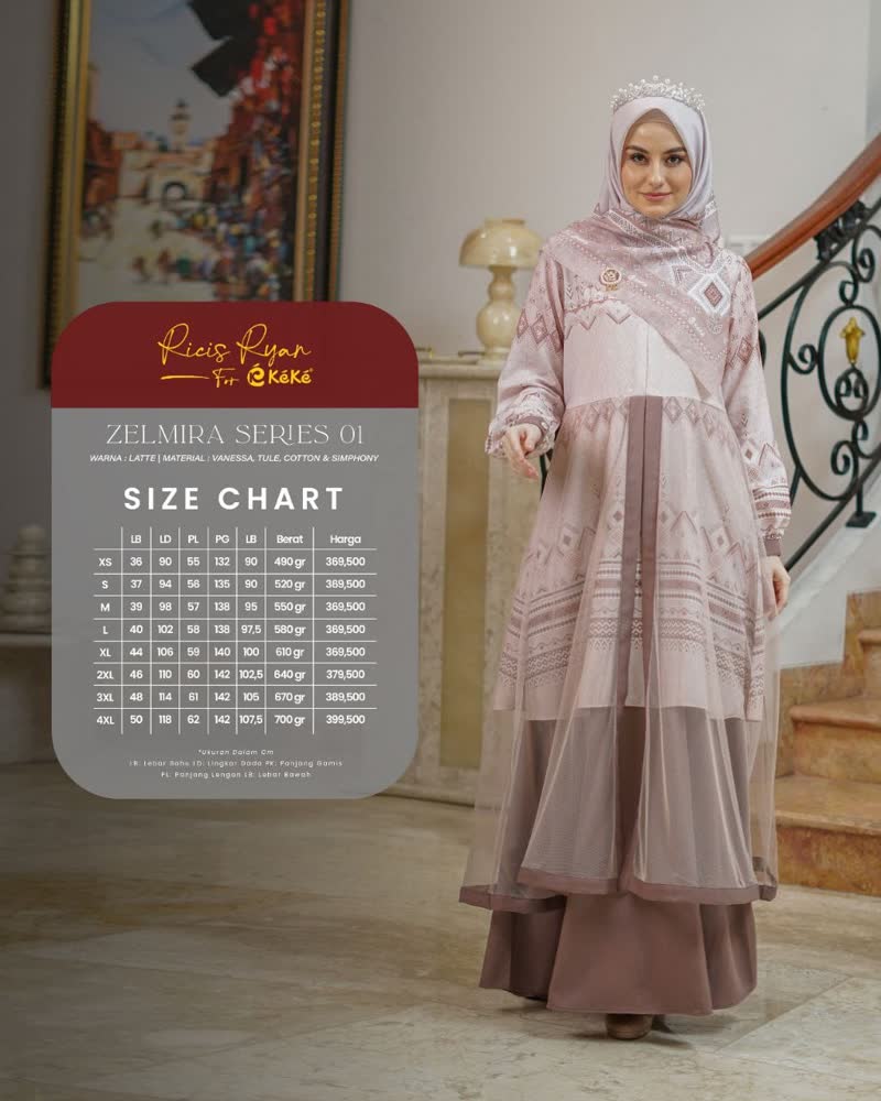 KEKE Zelmira gamis wanita