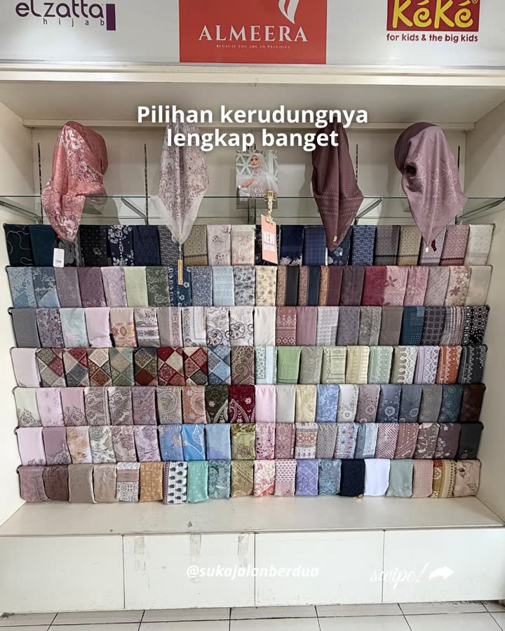 Pilihan kerudung lengkap
